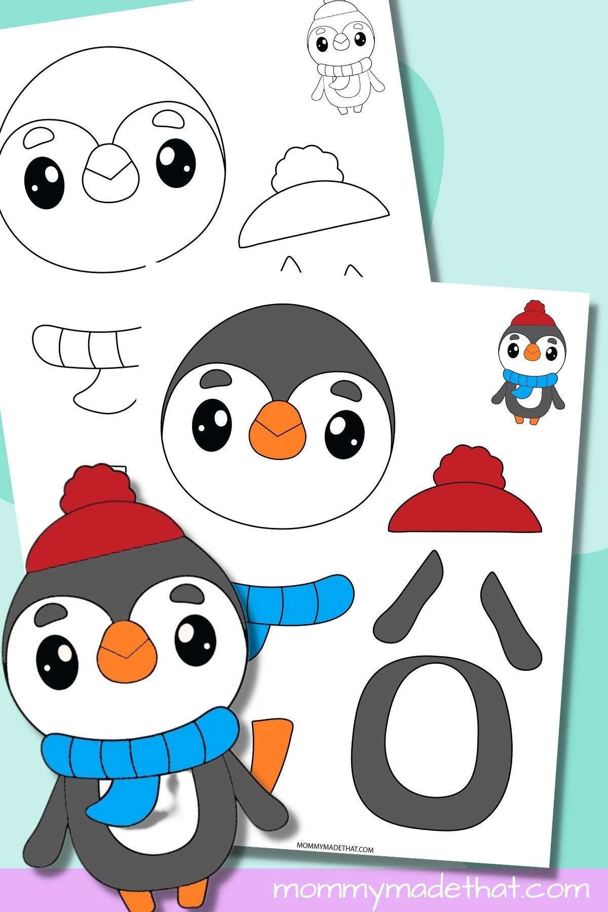 Free Penguin Template Printable