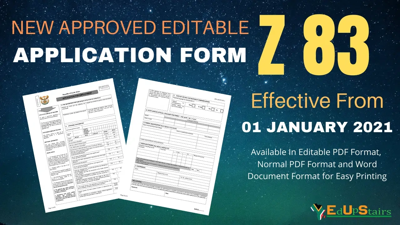 New Z83 Form 2025 Pdf
