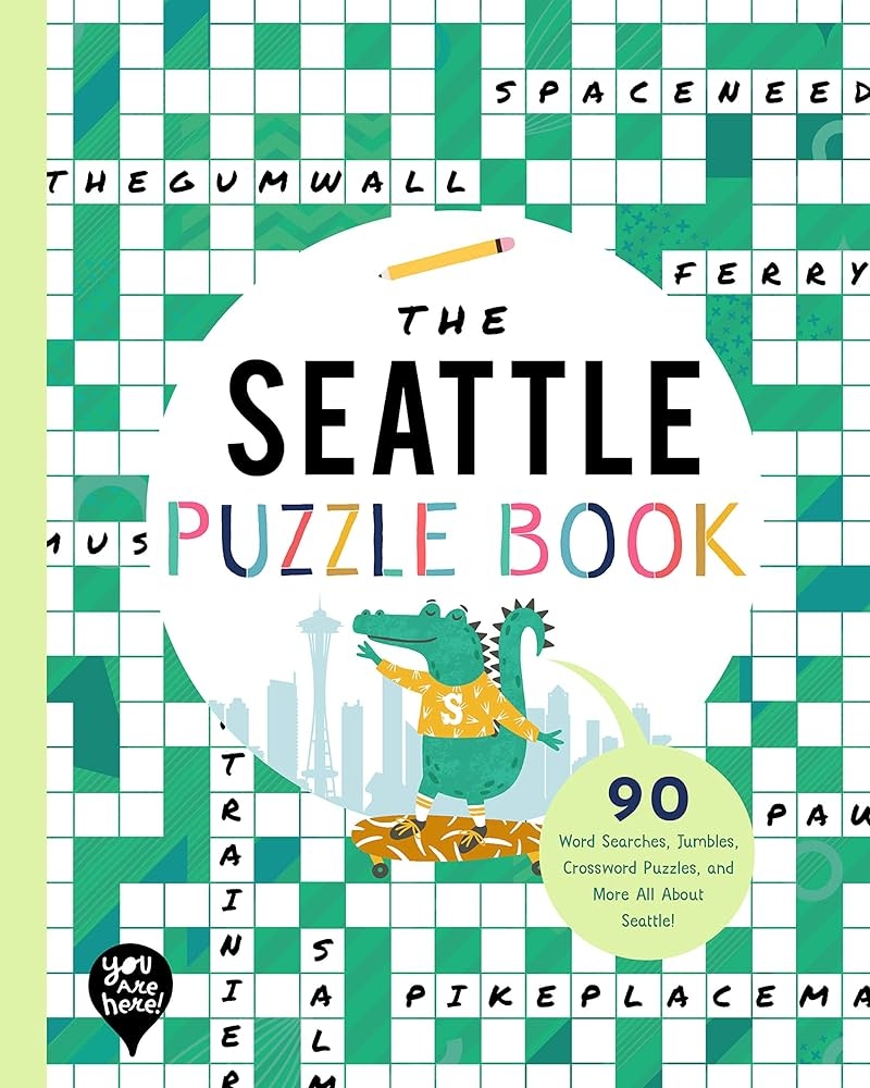 The Seattle Puzzle Book 90 Word Searches Jumbles Crossword 
