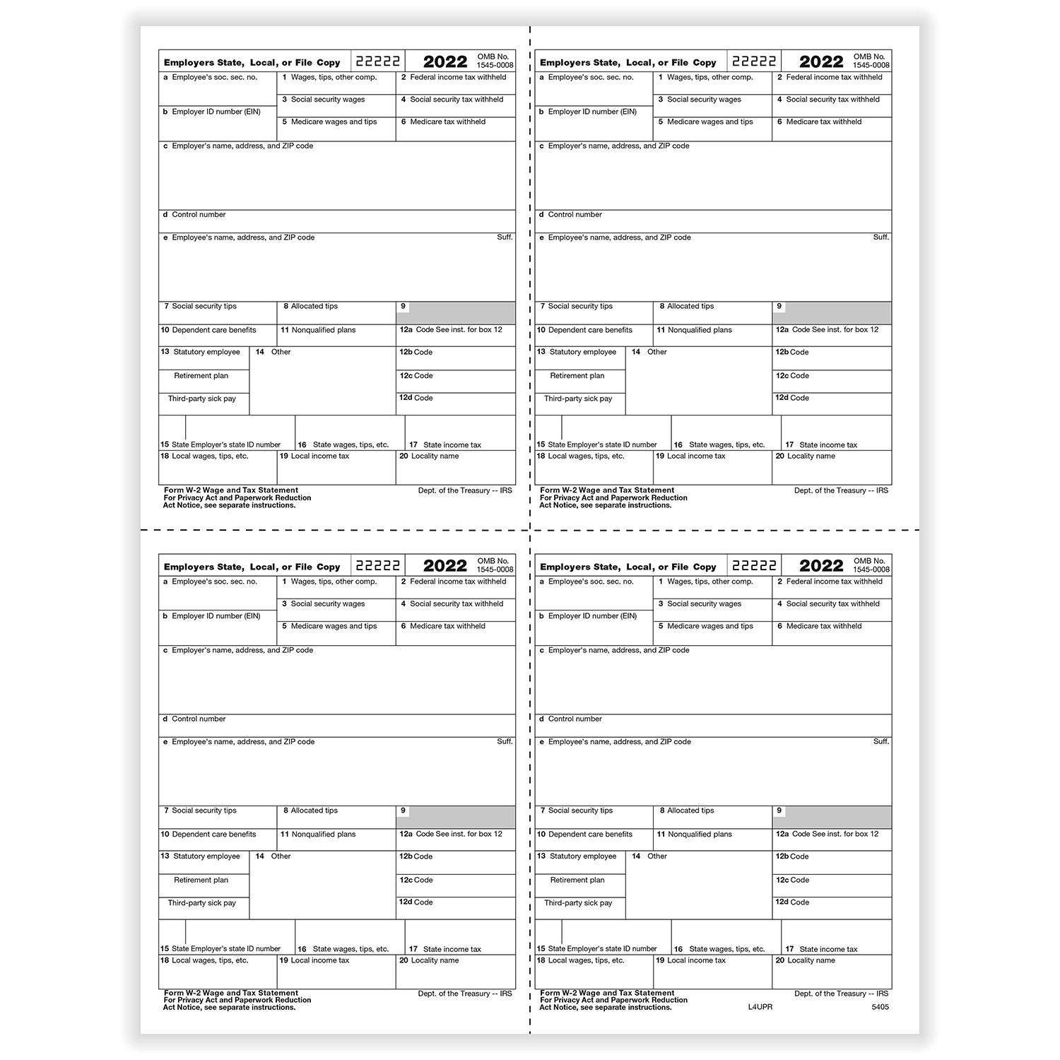 2023 W-2 Form Filing Fees