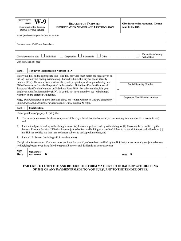 Form W9 2023 Deadline