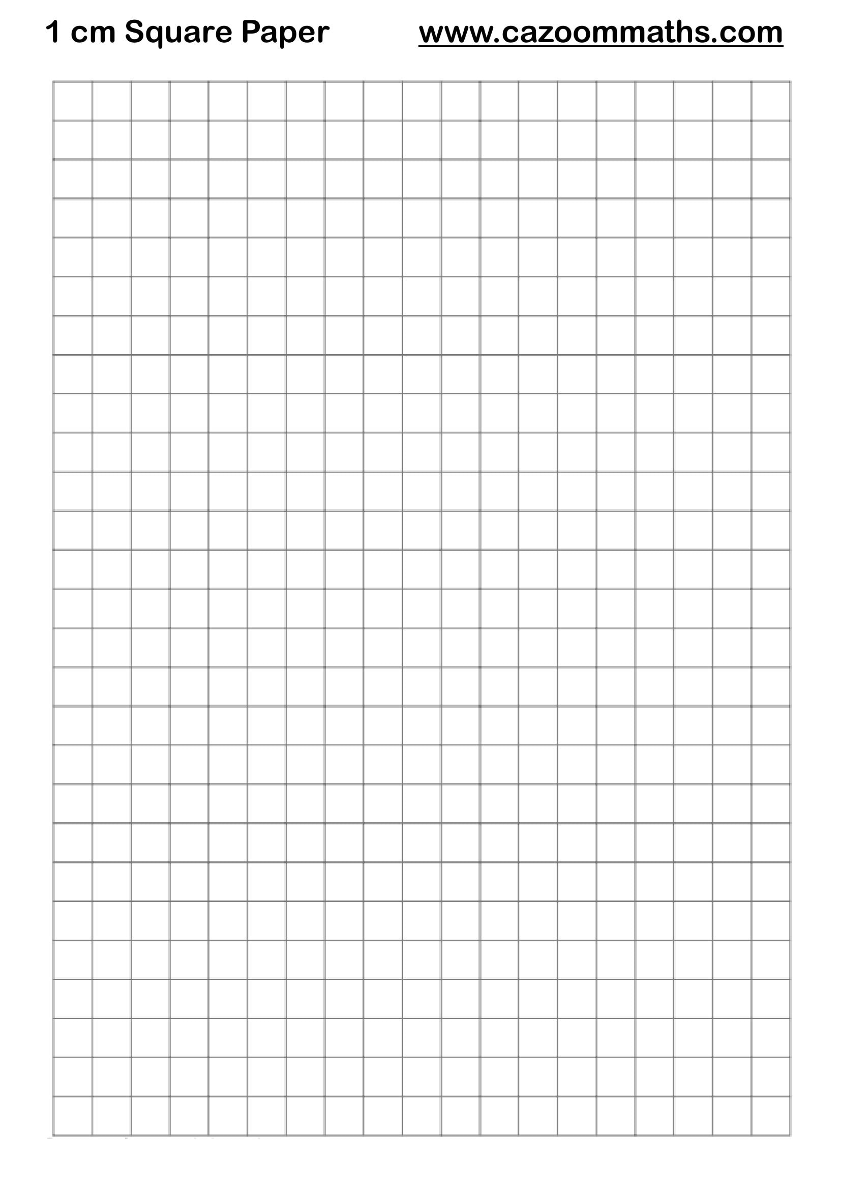 1 Cm Square Paper FREE Teaching Resources