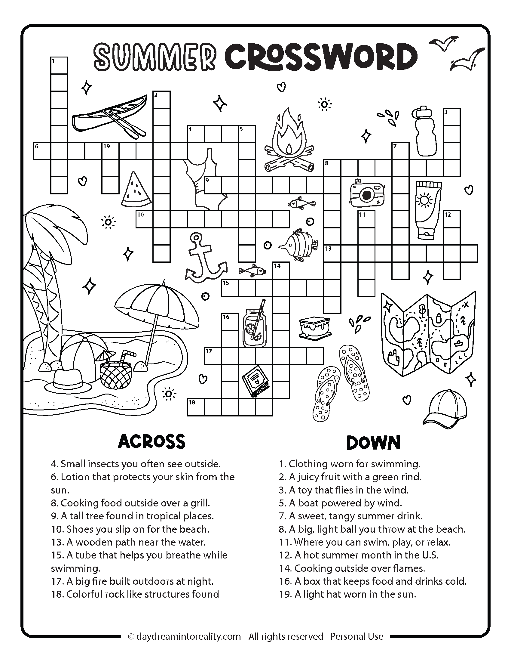 Medium Difficulty Printable Crossword Puzzles