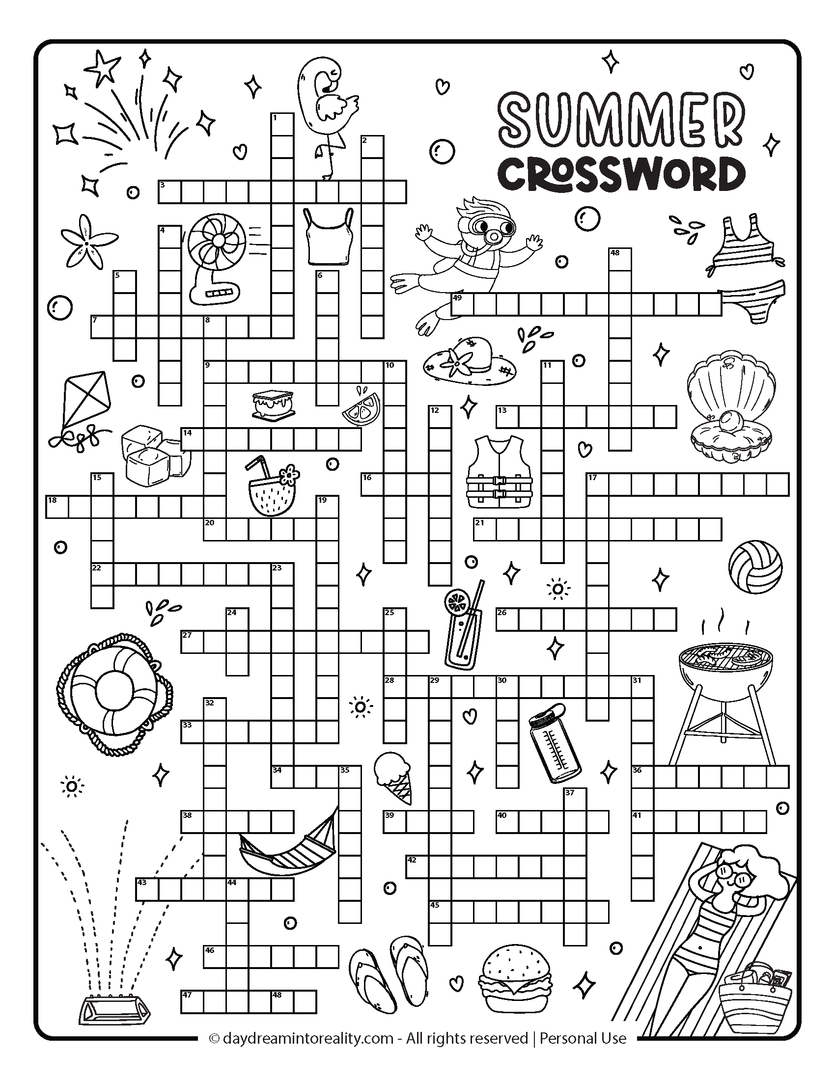 Intermediate Level Crossword Puzzles Printable