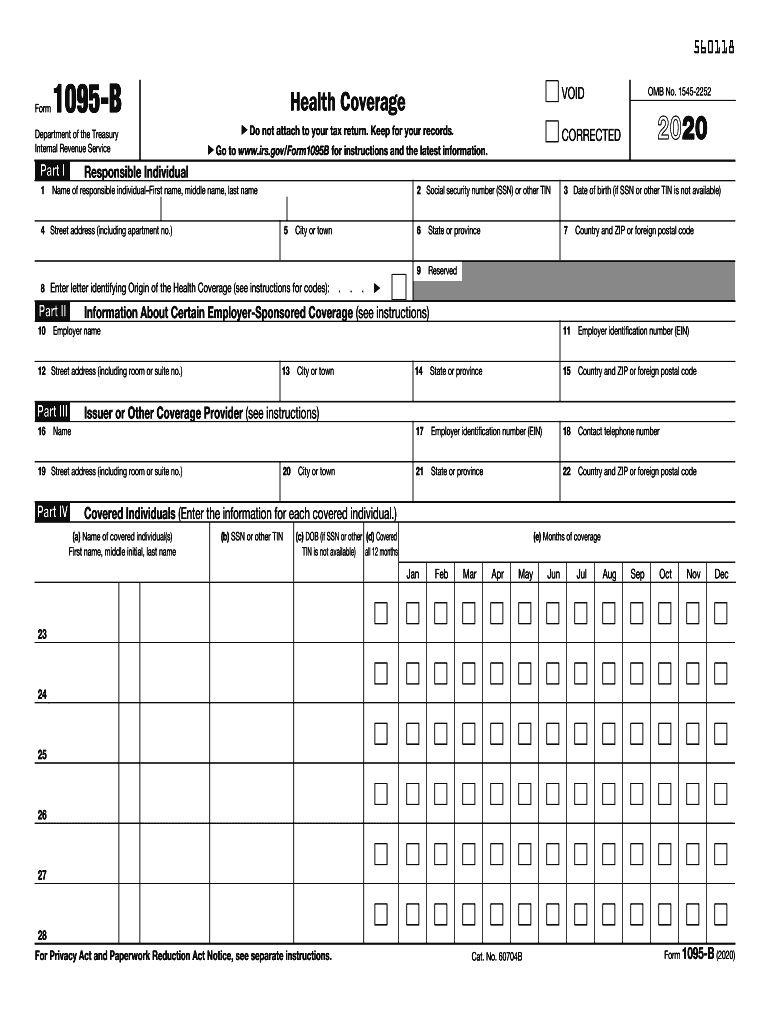 1095b 2020 Fill Out amp Sign Online DocHub