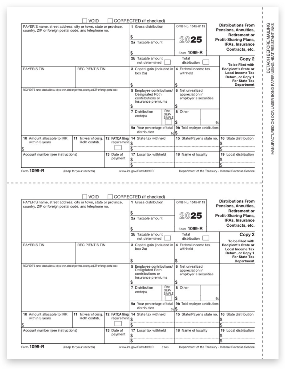 1099 R Form Printable