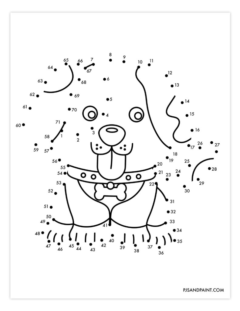 Connect Dots Printable Sheets