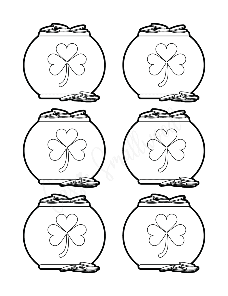 Pot Of Gold Template Printable