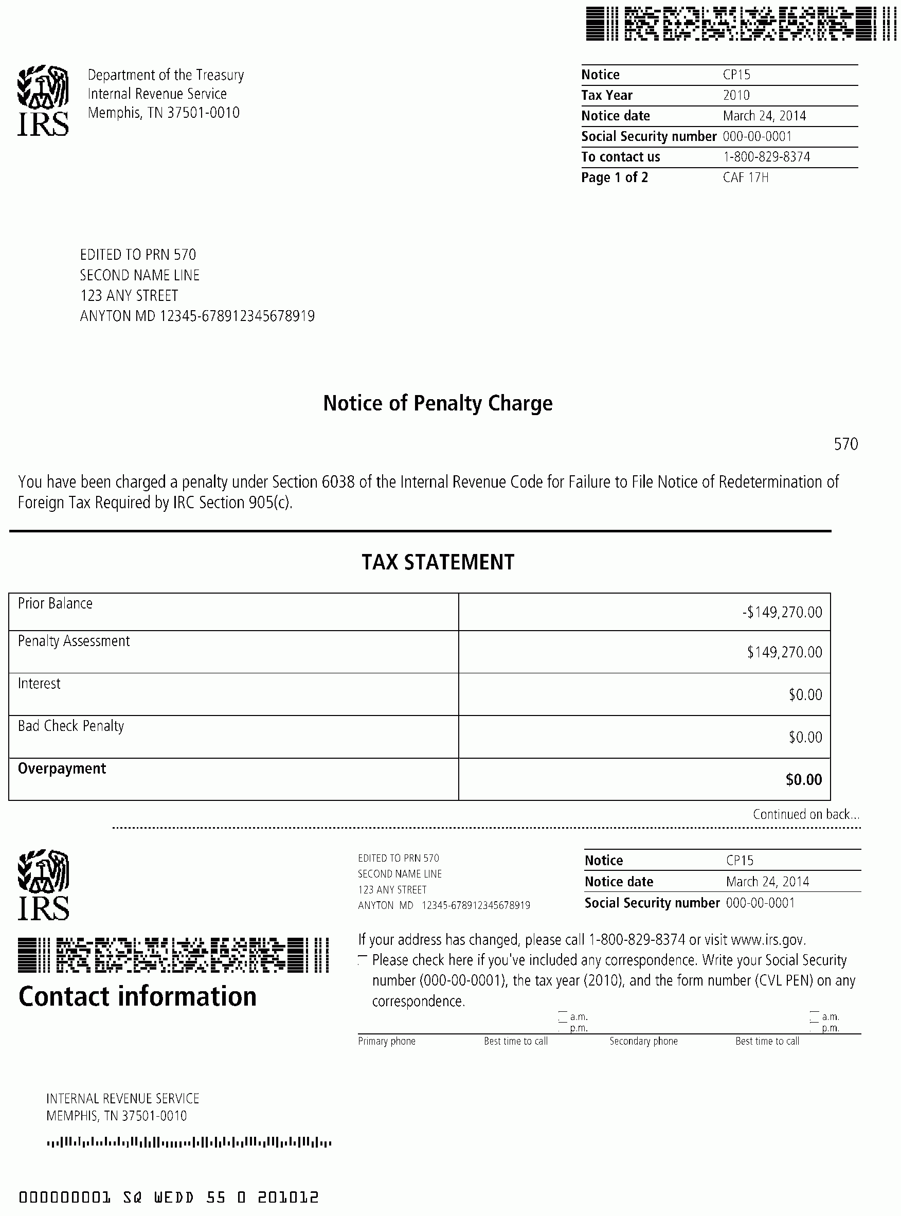 Form For Abatement Of Penalties Irs