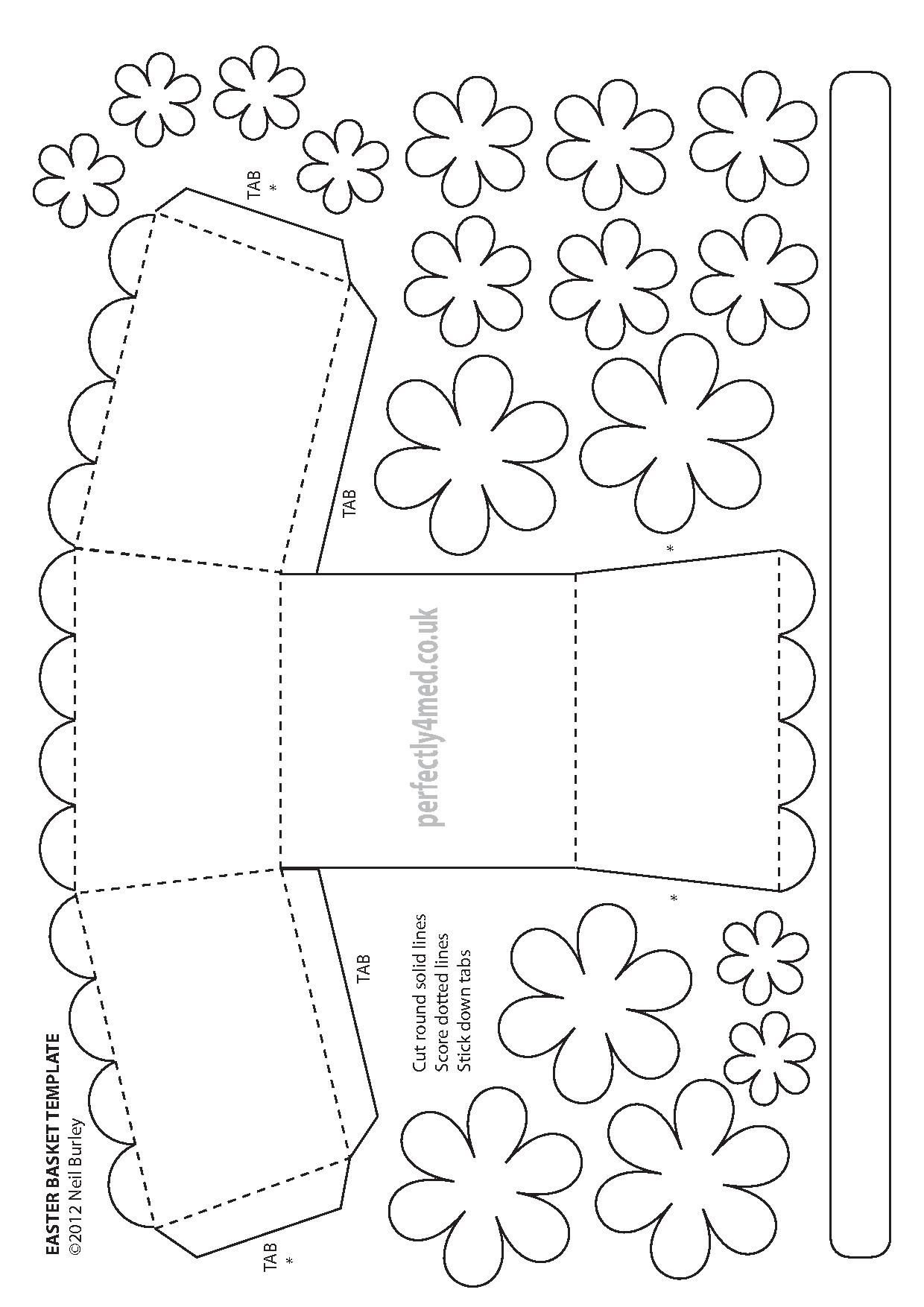 Cut Out Basket Template Printable