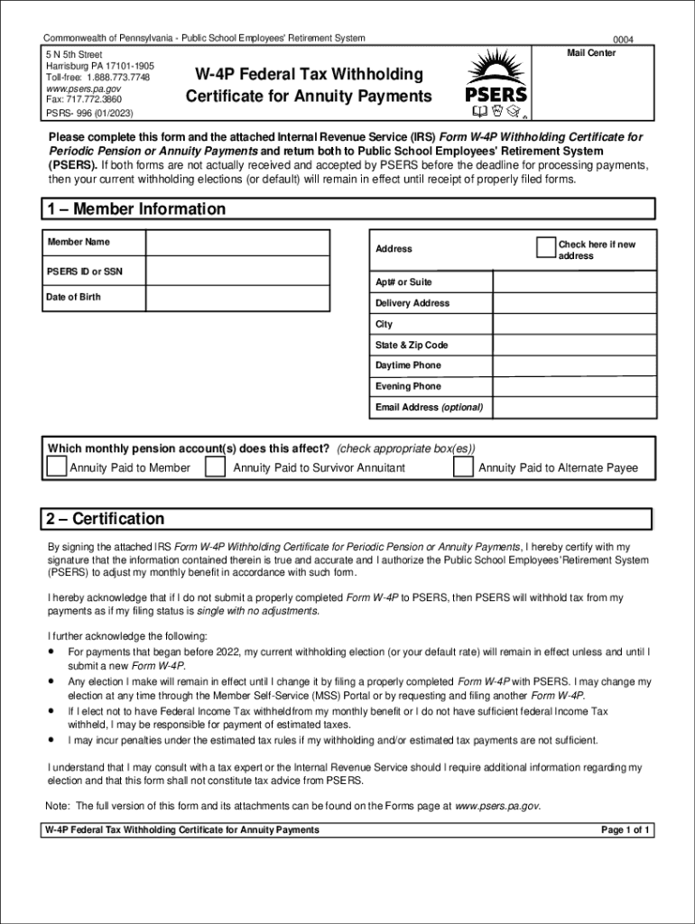 2023 W 4p Tax Form Fill Out amp Sign Online DocHub