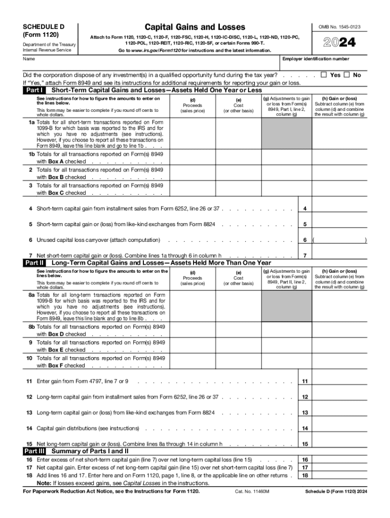 Form 1120 S 2024