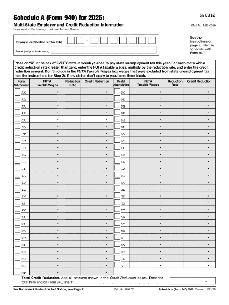 Irs Form 940 2025