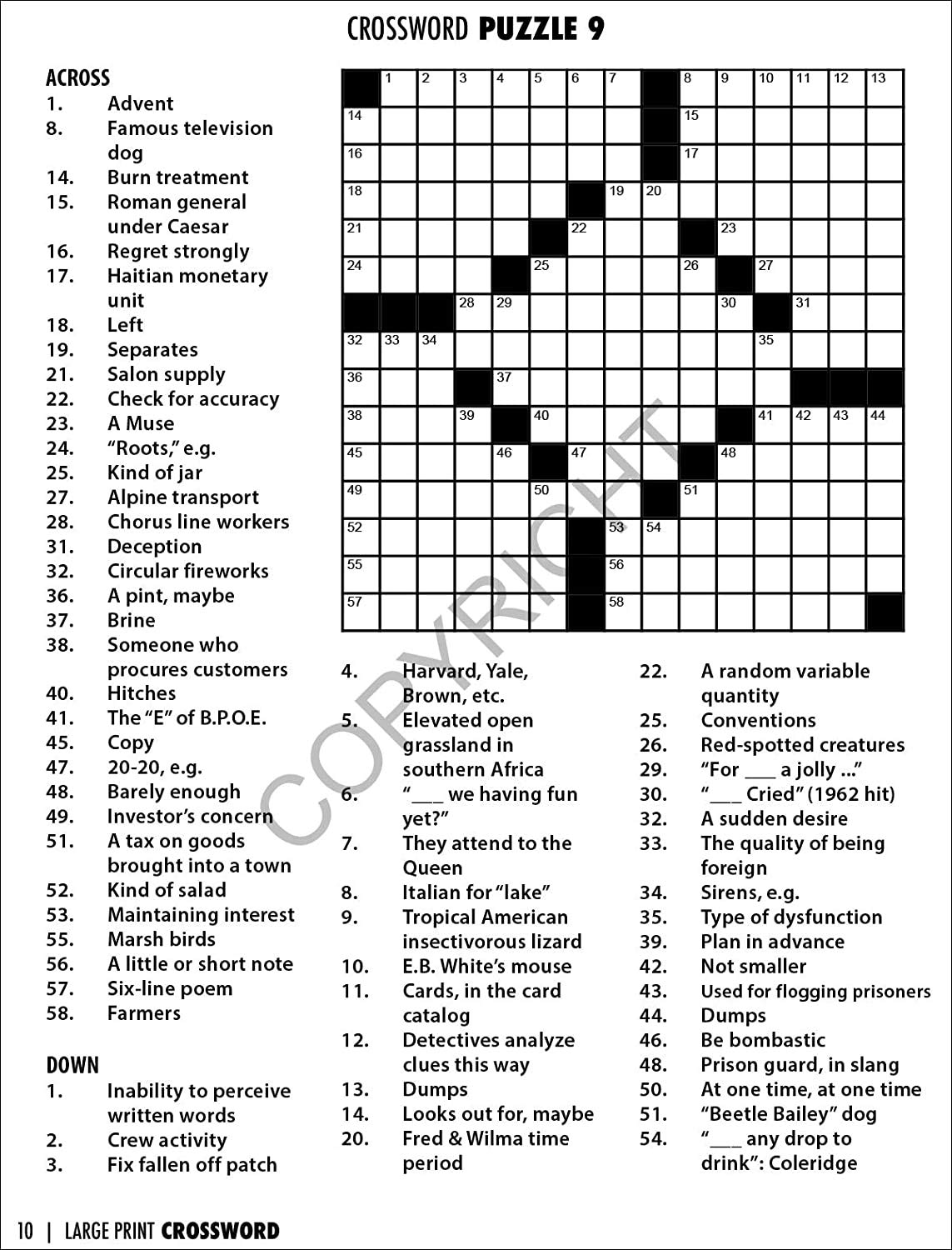 25 PACK Large Print Crossword Puzzle Books For Seniors In Bulk Puzzle Books Seniors Large Print Crossword Puzzles For Seniors Games For Seniors 