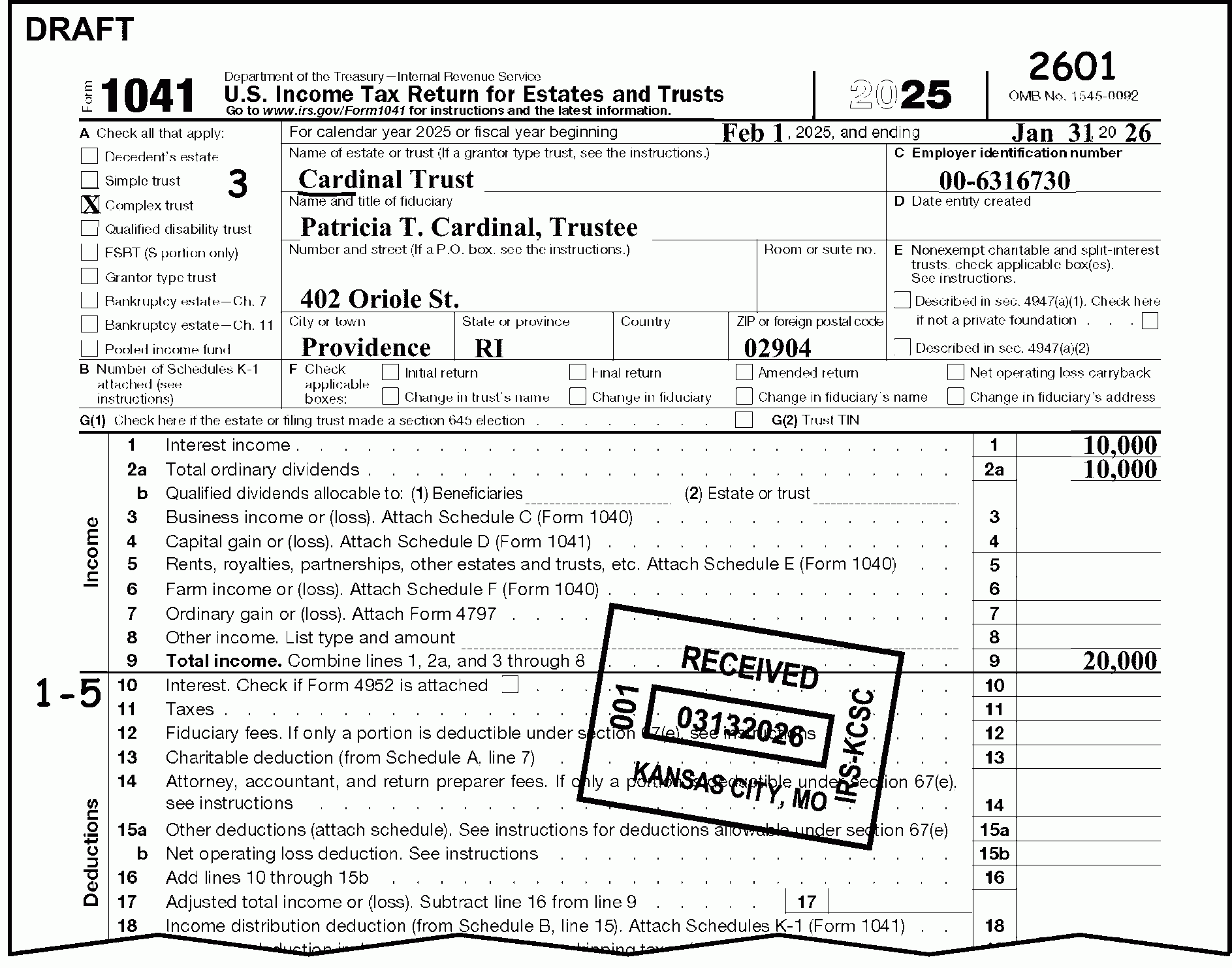 Irs Form Estate Tax