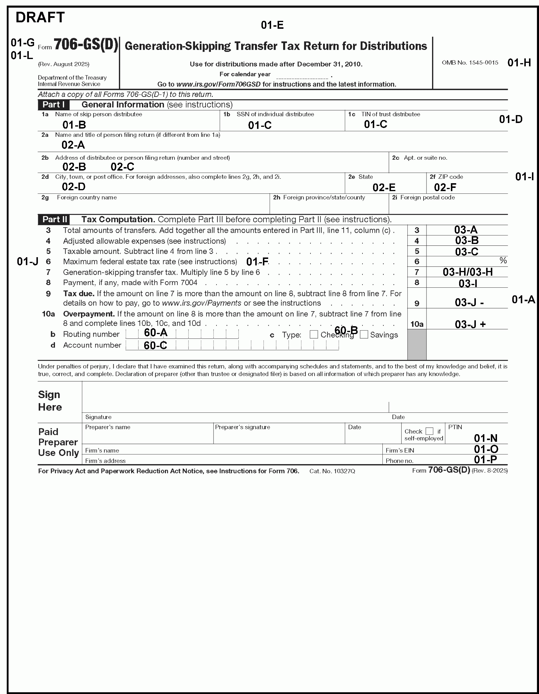 3 12 106 Estate Tax Returns Paper Correction Processing 
