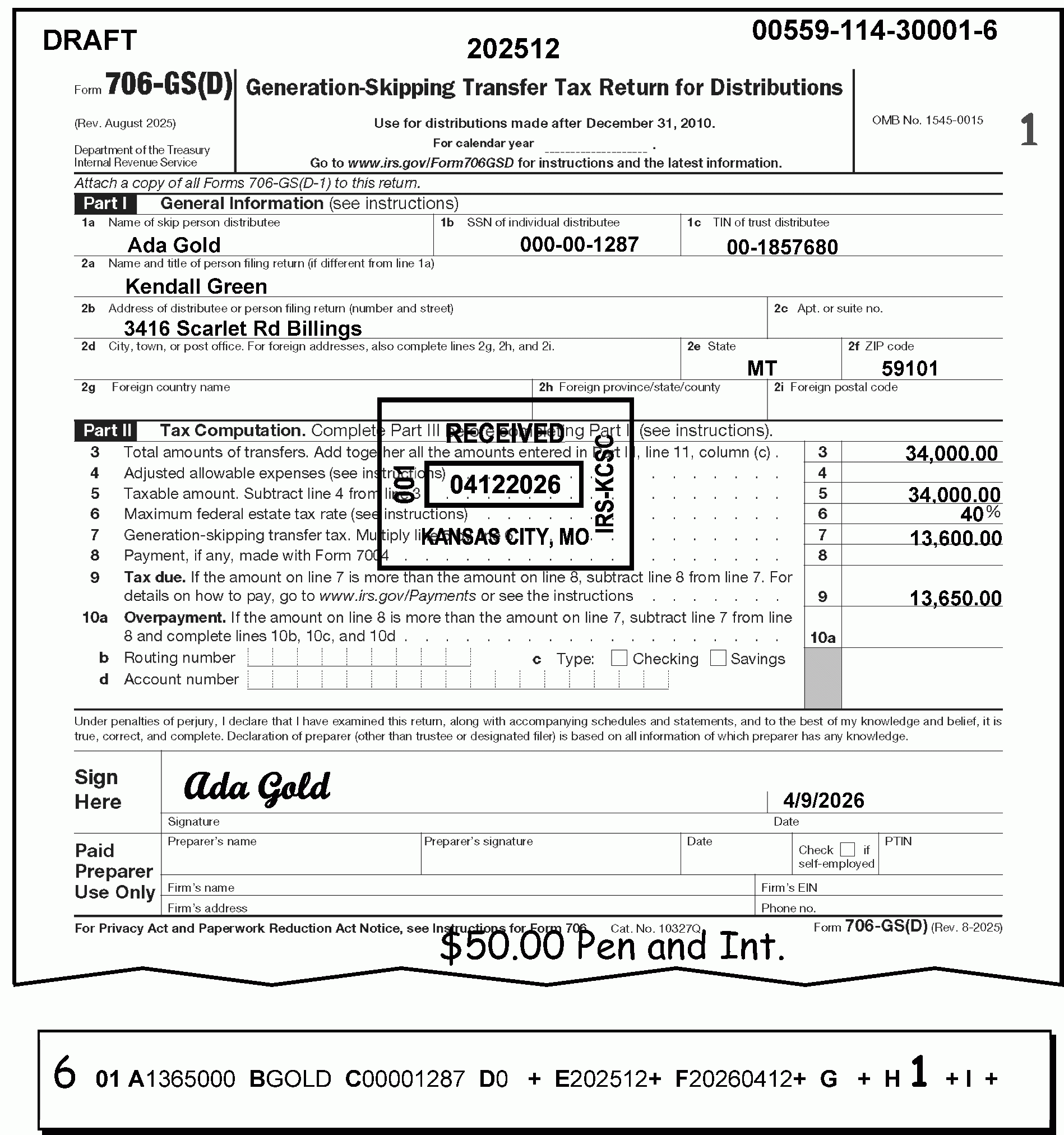 Irs Form 706 Schedule A