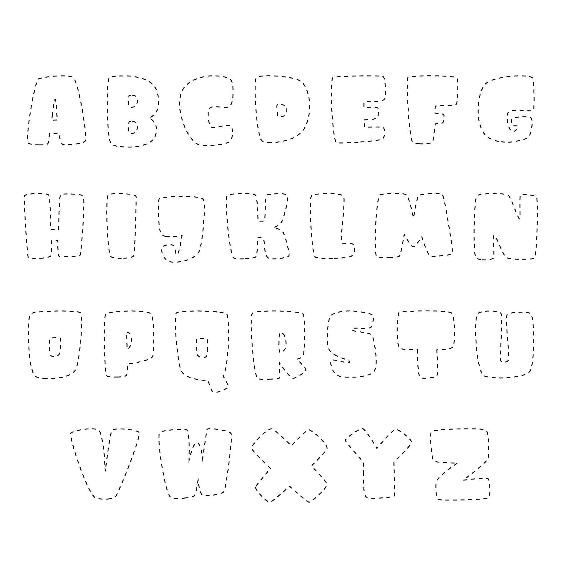 Free Printable 3 Inch Alphabet Letters