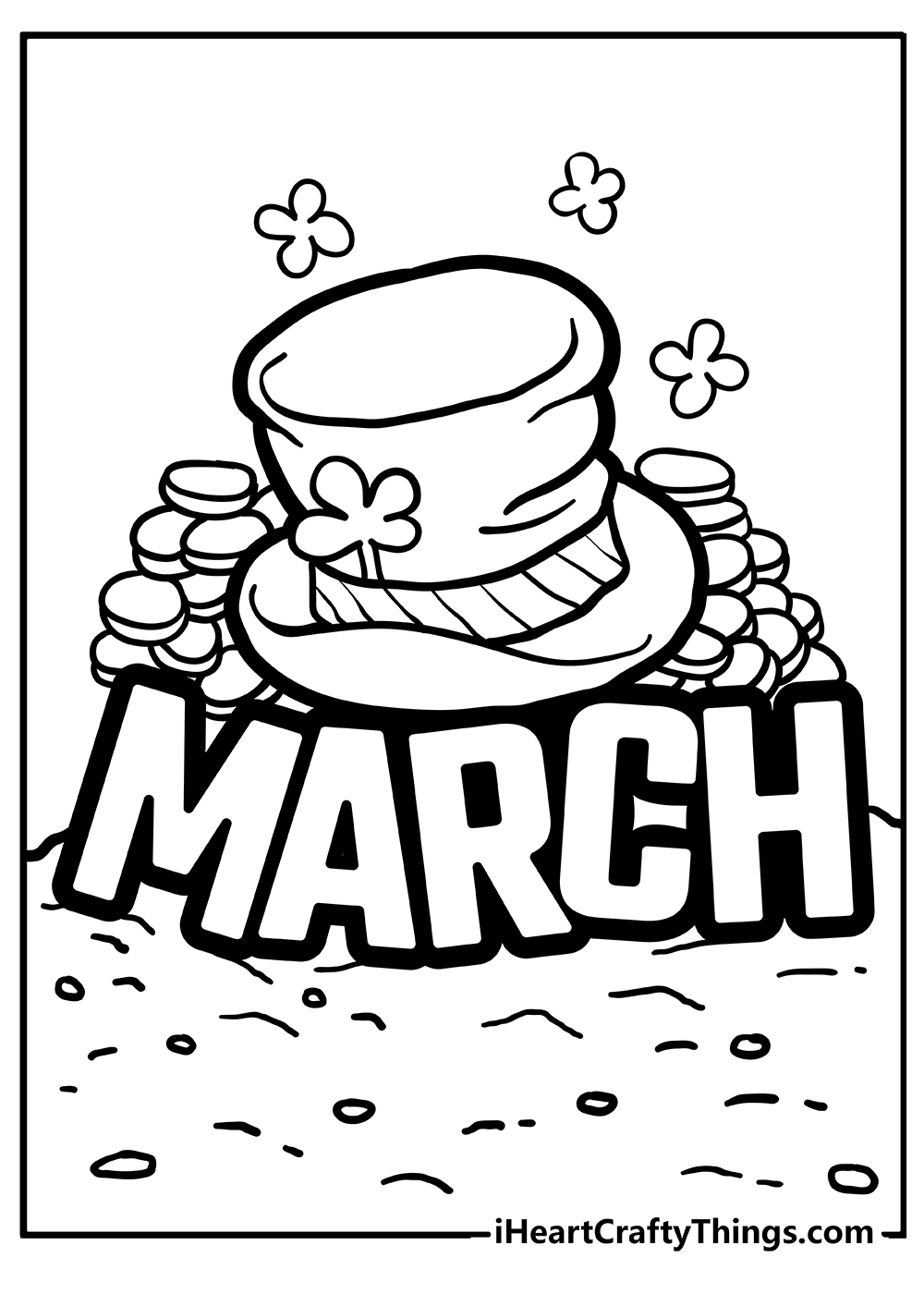 Free Printable March Coloring Sheets