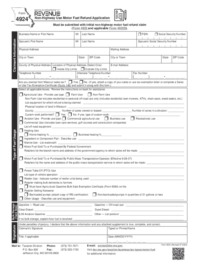 4924 Form Fill Out amp Sign Online DocHub