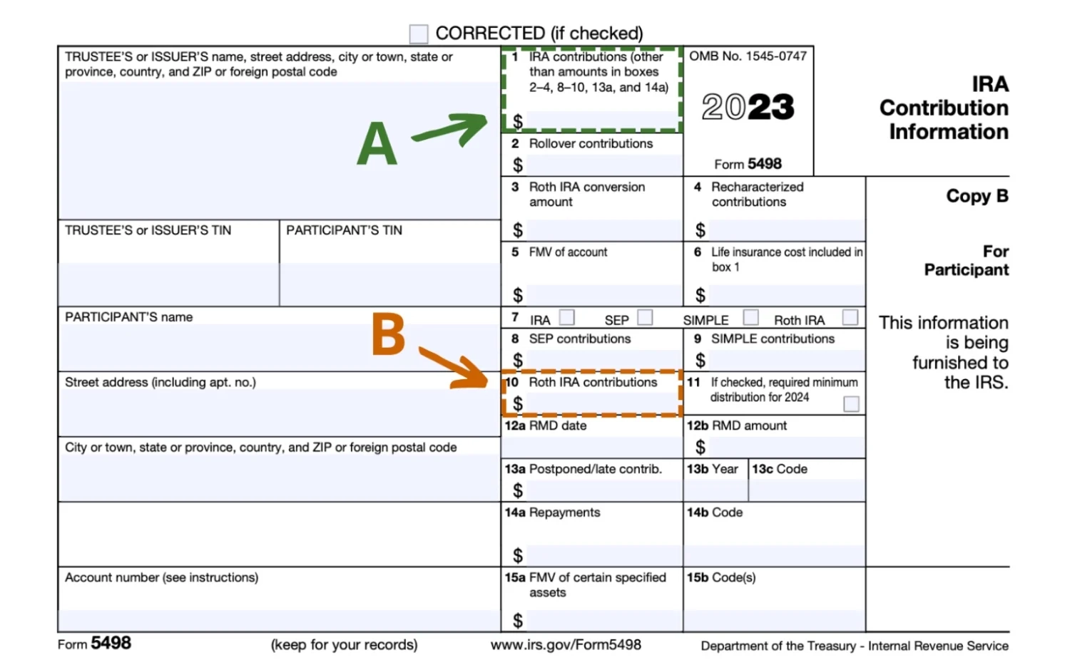 Ira Contribution Form 2024