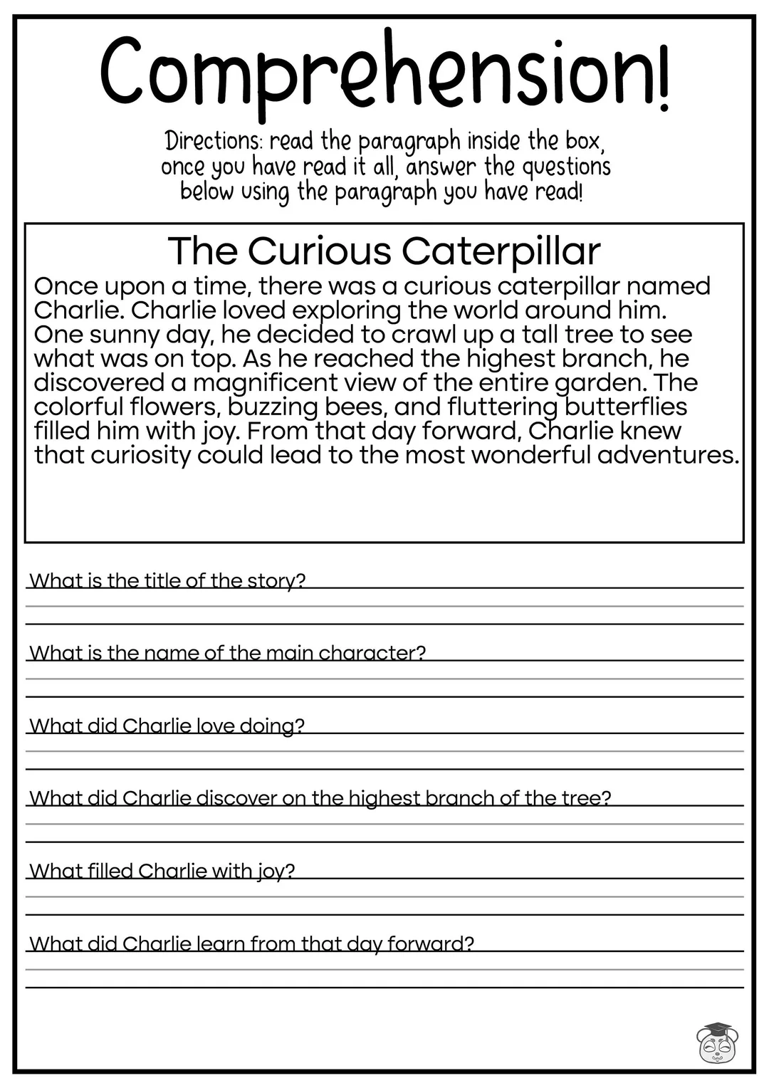 Language Arts Worksheets 7th Grade Printable