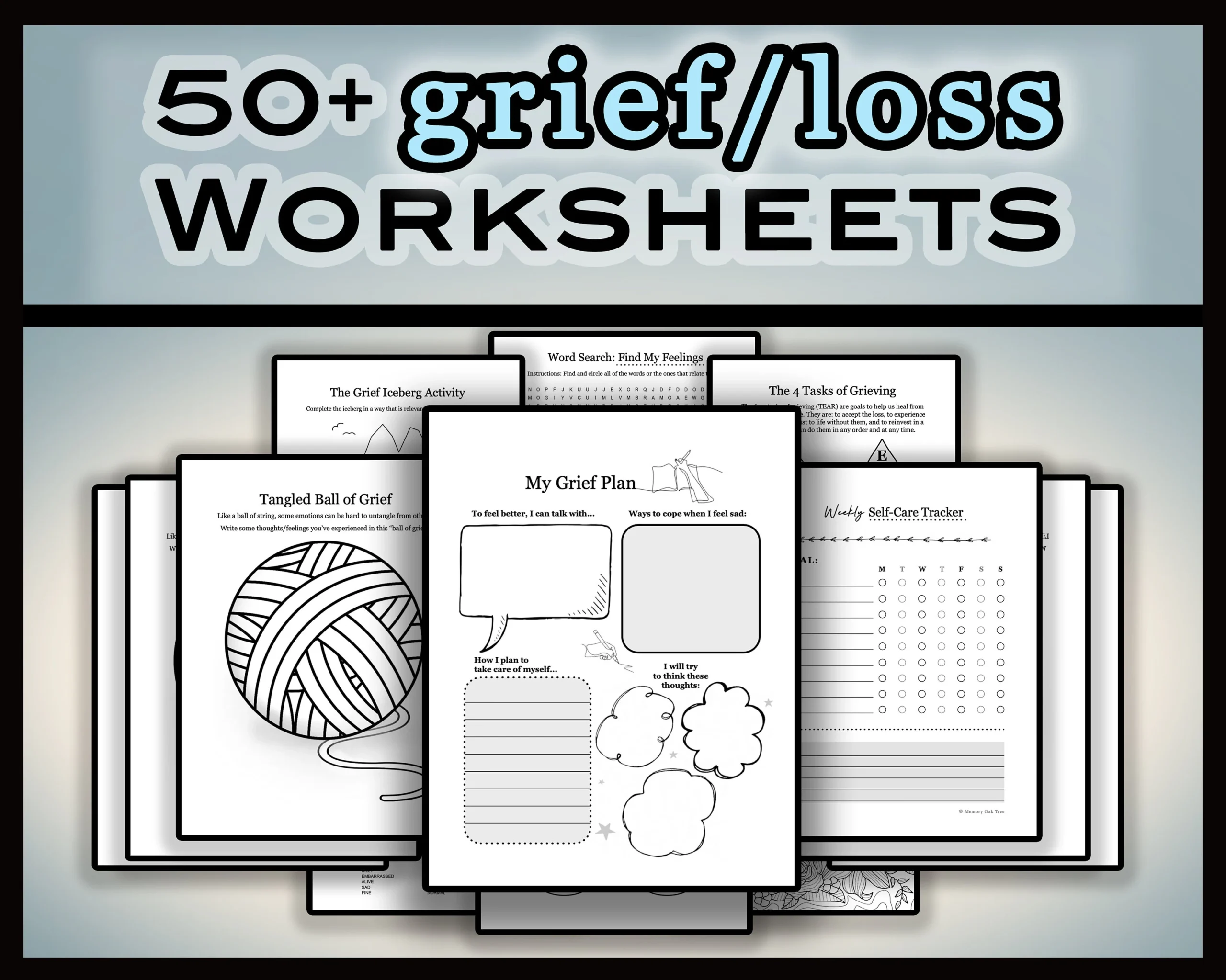 Printable Grief And Loss Worksheets