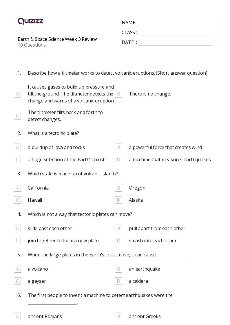 50 Science Worksheets For 3rd Grade On Quizizz Free amp Printable