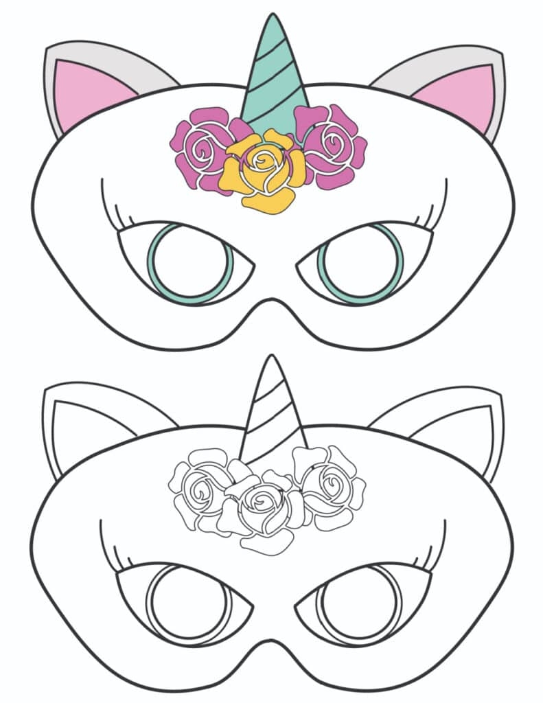 Halloween Printable Masks Templates