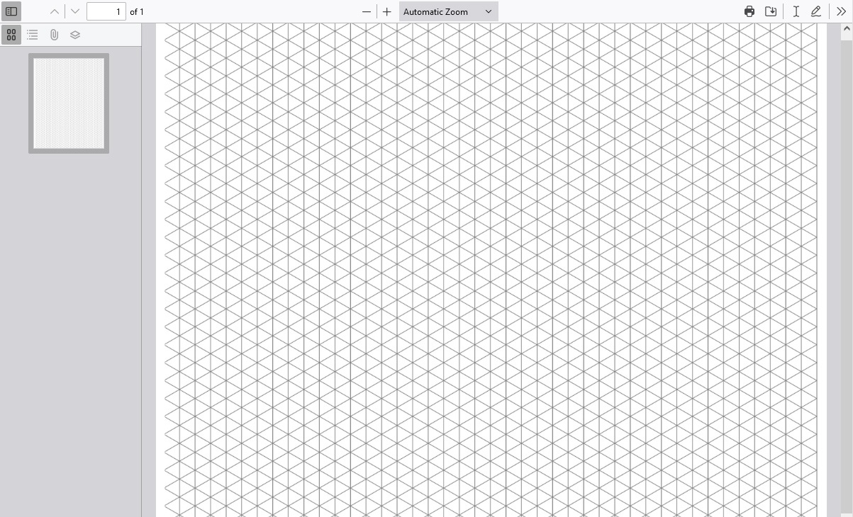 Free Printable Isometric Paper
