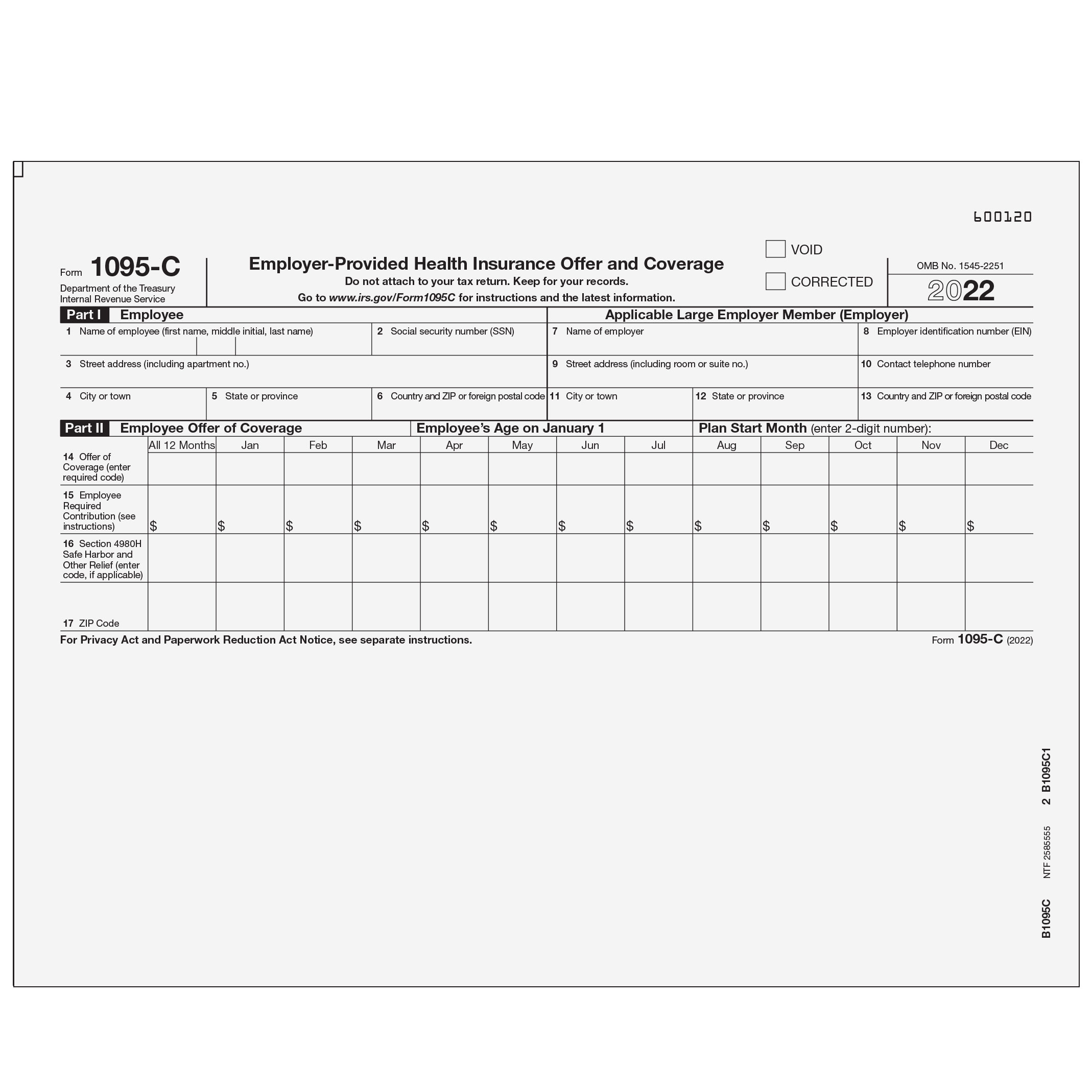 Va 1095 Tax Form Online