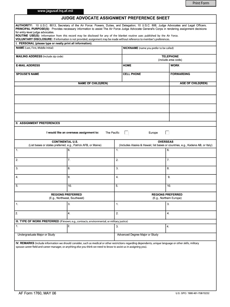 Air Force Forms Fill Out amp Sign Online DocHub