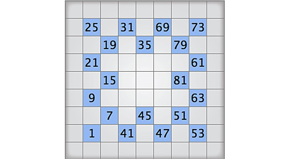 Numbrix Puzzles Printable