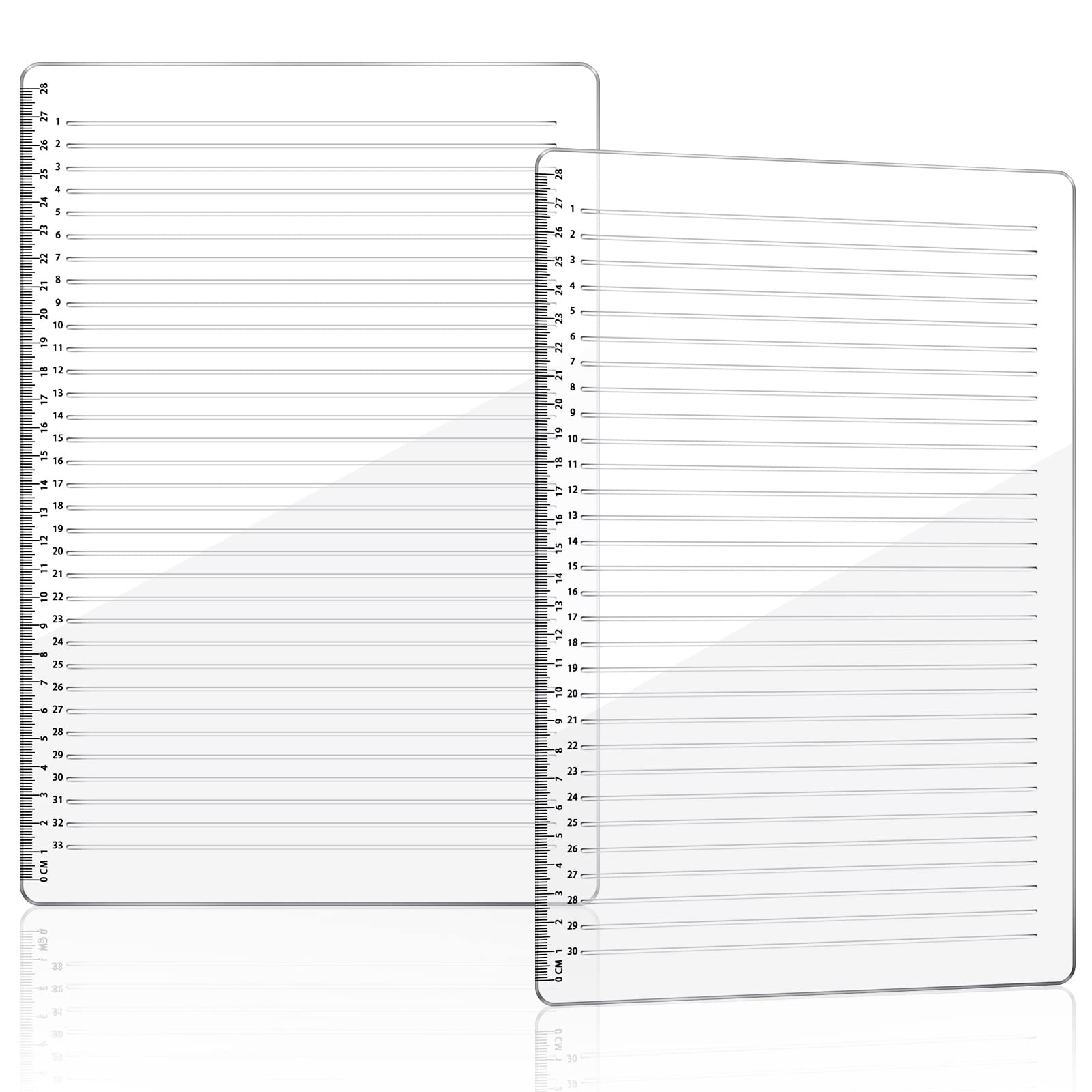 Amazon Fainne 2 Pcs Straight Line Stencil 11 Inch Scale 
