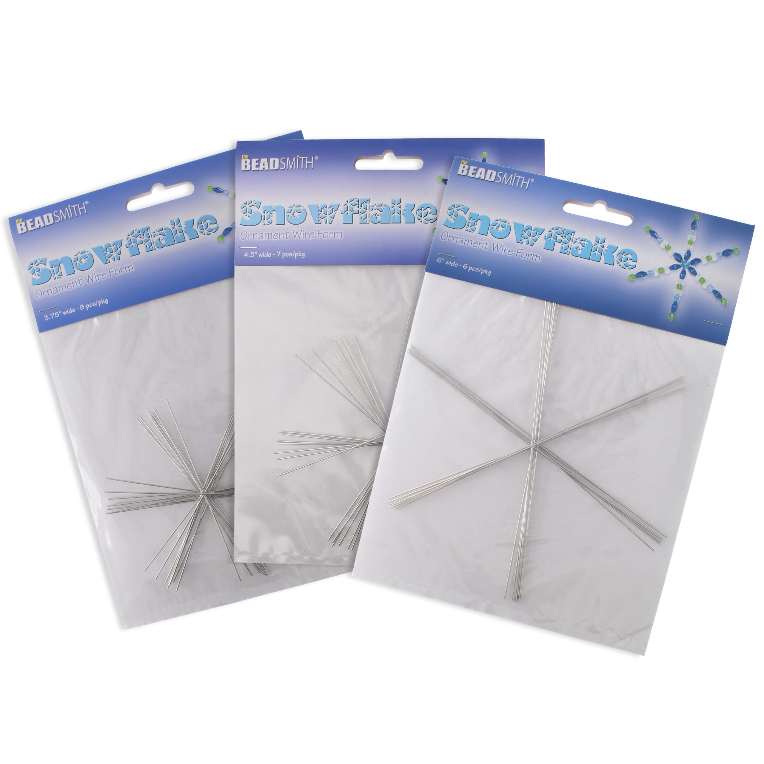 Wire Snowflake Forms Bulk
