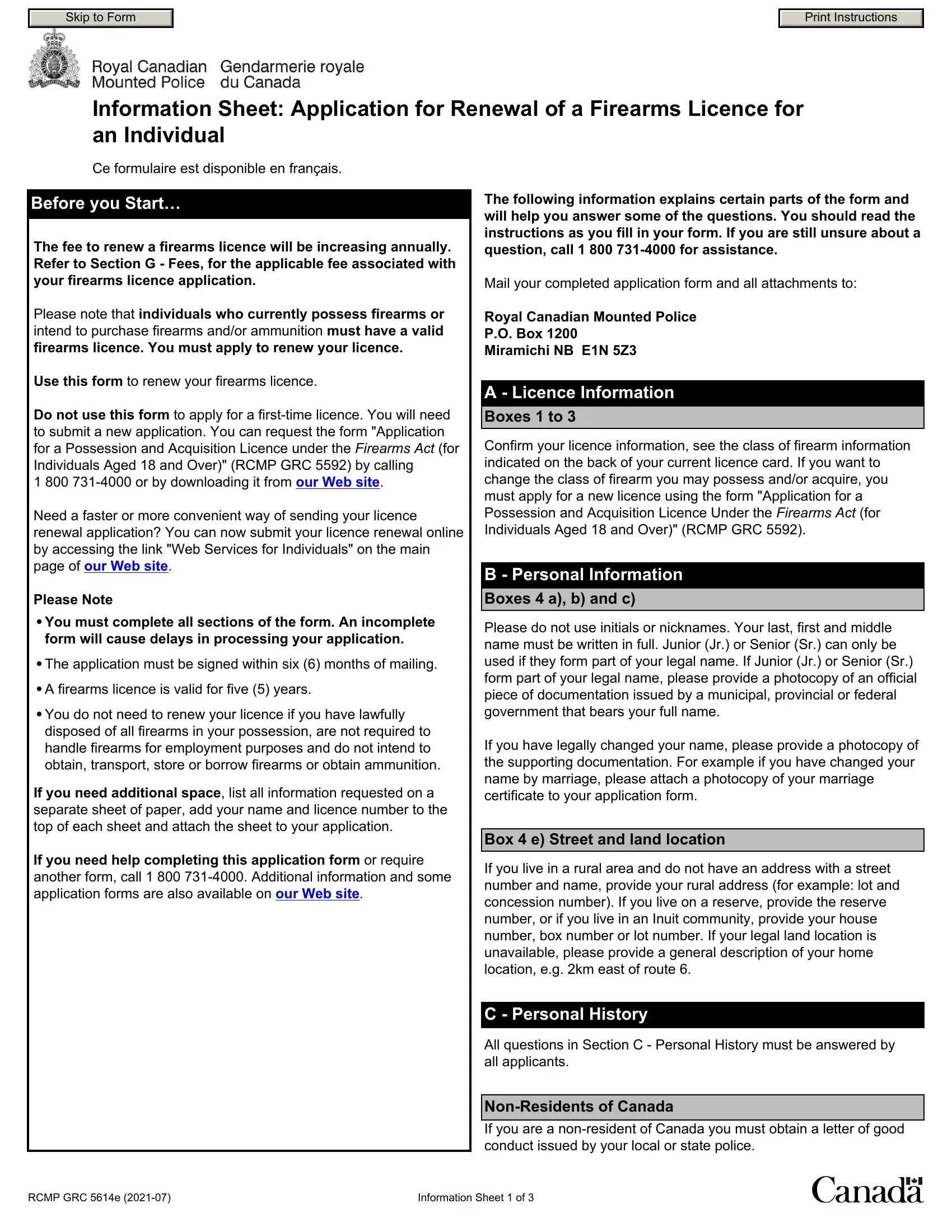 Rcmp Form 5614e Printable