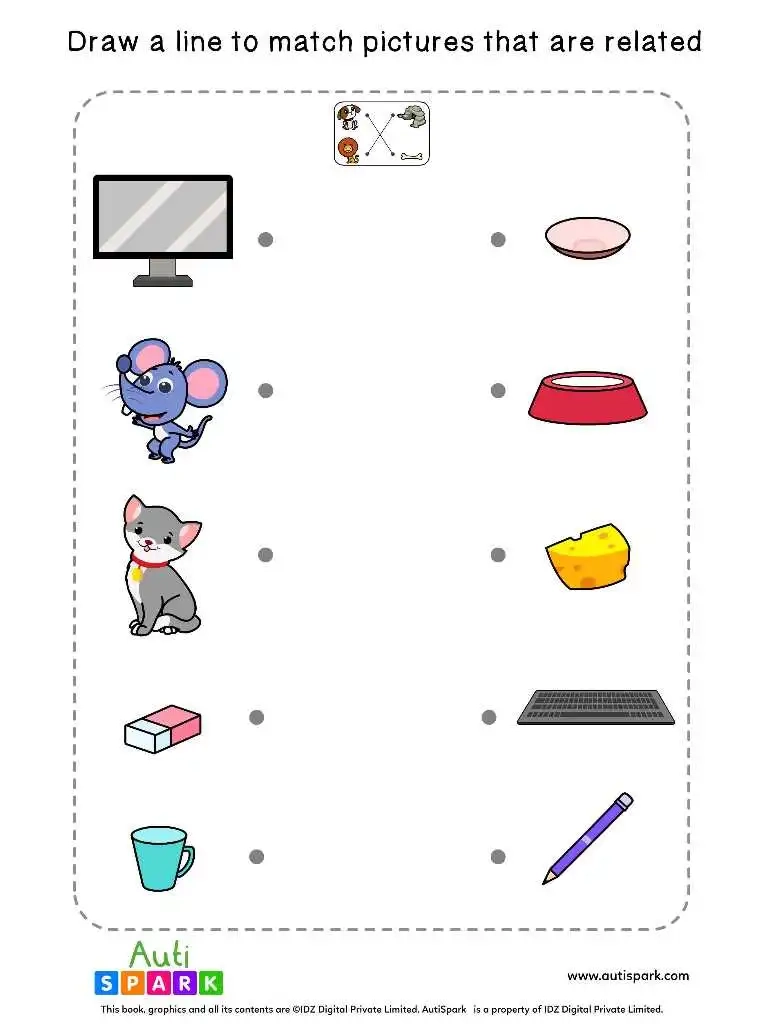 Autism Worksheets For Kids Free Printable