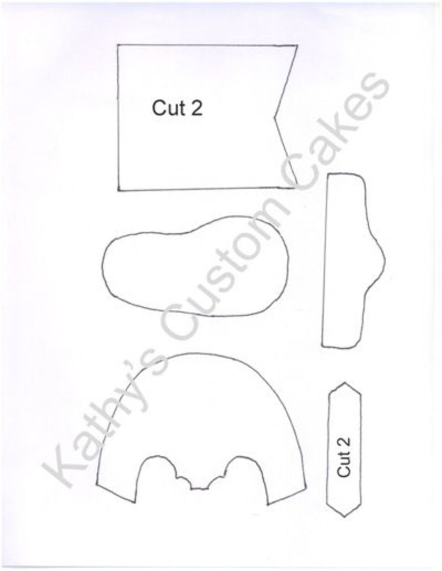 Printable Cowboy Boot Template