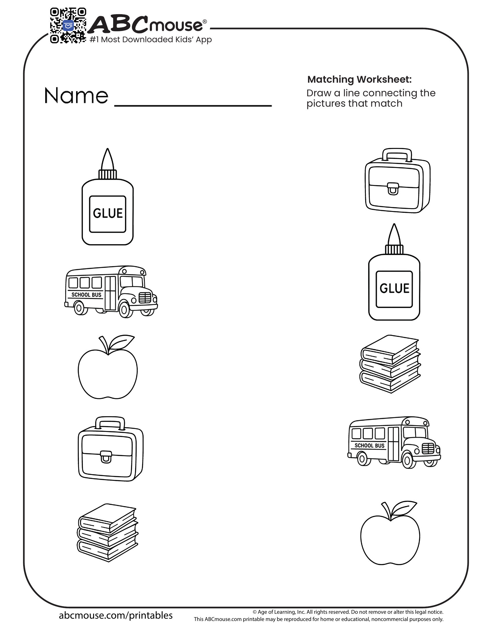 Preschool Activities Printable Free