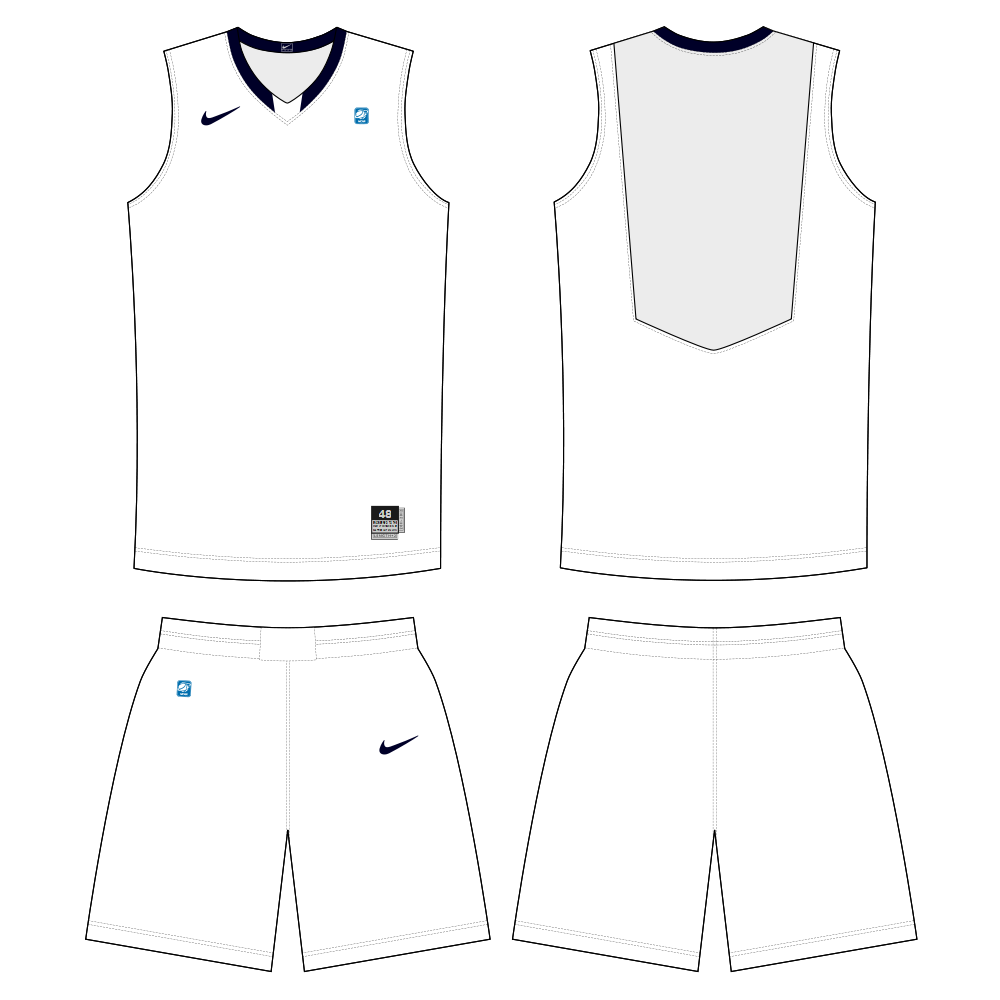 Basketball Jersey Plain Template