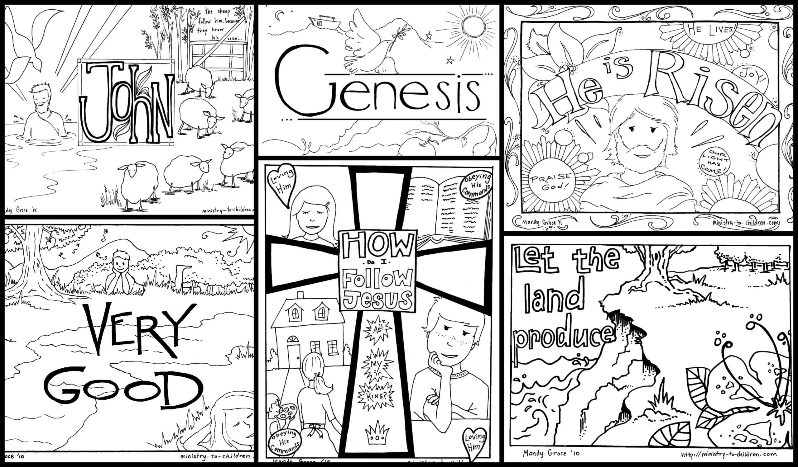 Printable Christian Worksheets For Kids