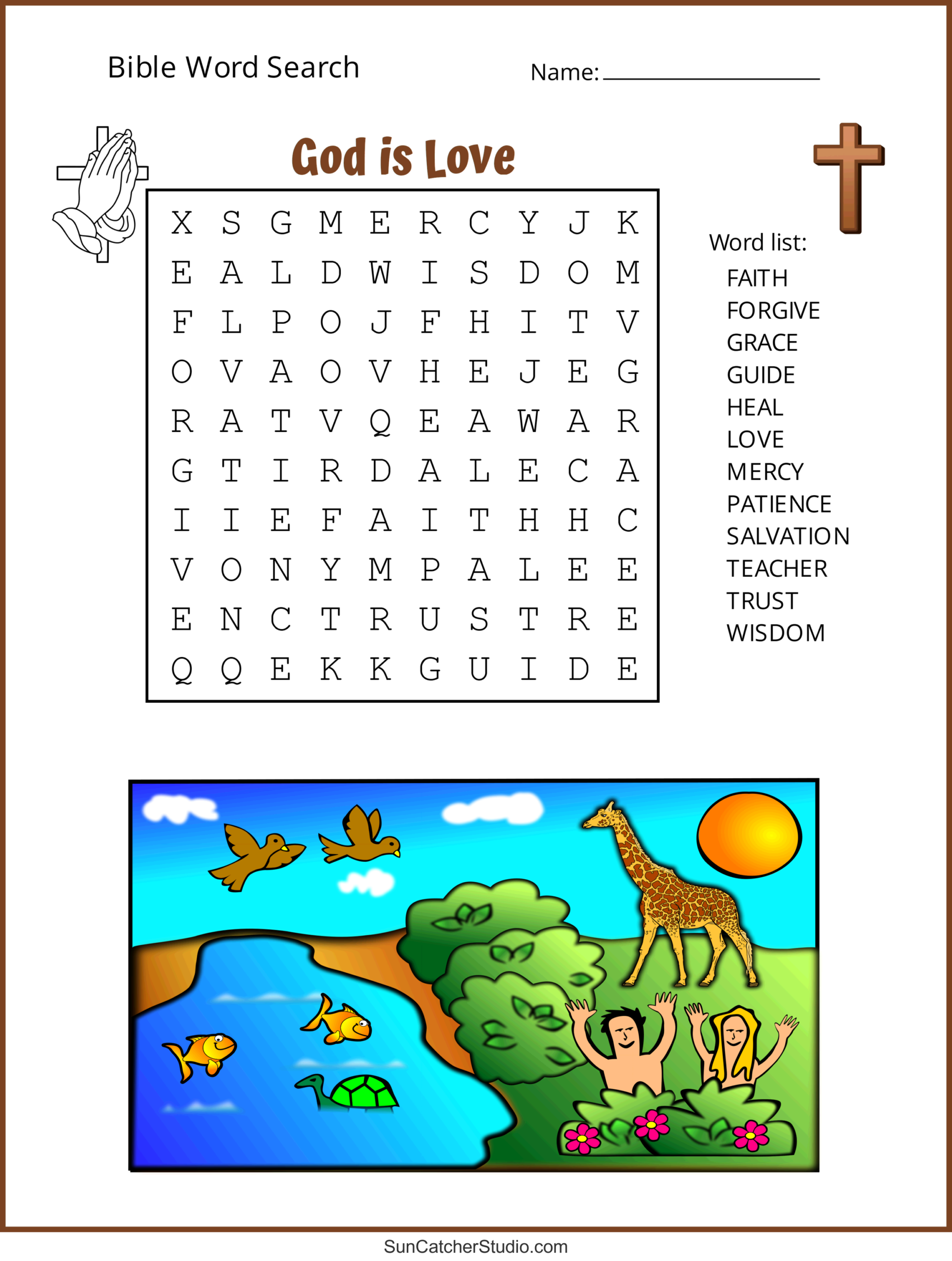 Biblical Puzzles Printable