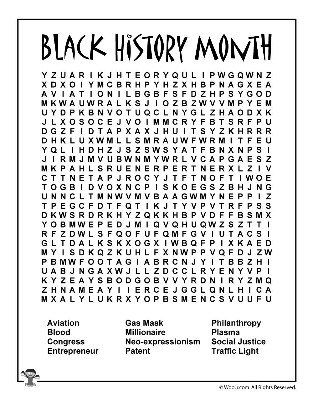 Black History Month Puzzles Printable