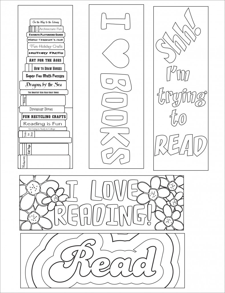 Blank Bookmark Template 44 PSD AI EPS Word PDF Format Download 