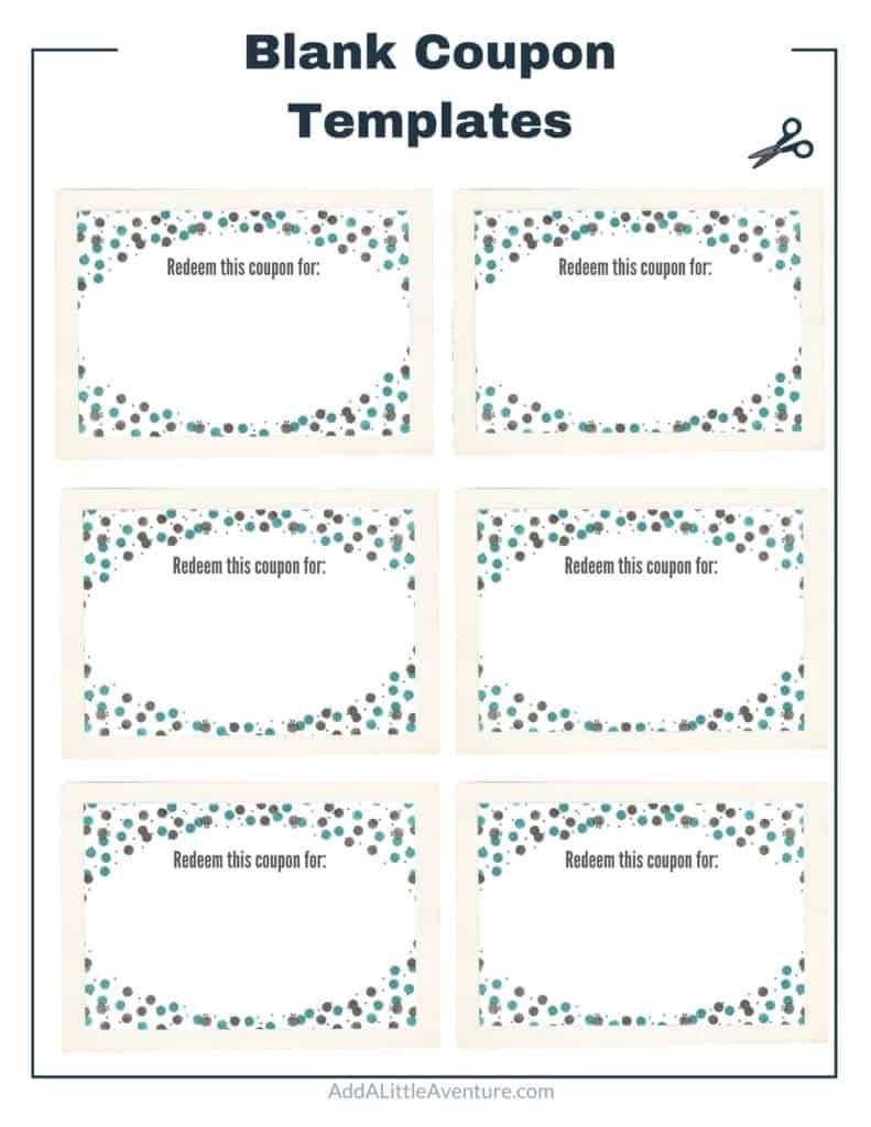 Coupon Templates Printable Free