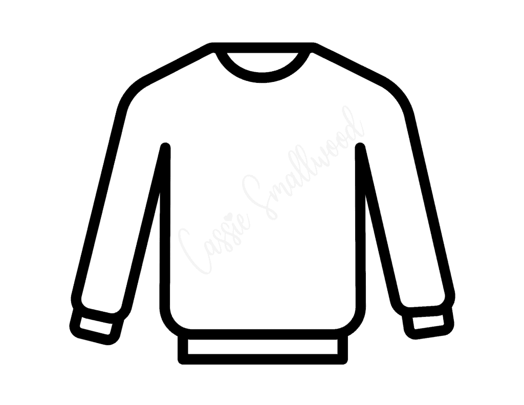 Blank Ugly Sweater Template Free Ugly Sweater Christmas Printable 
