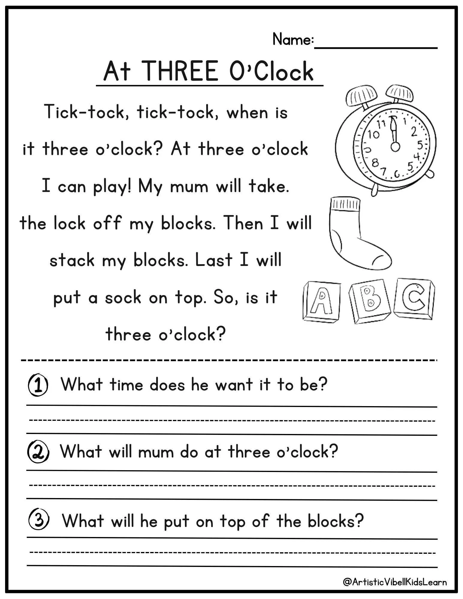 Buy 50 Kindergarten 1st Grade Reading Comprehension Passages 