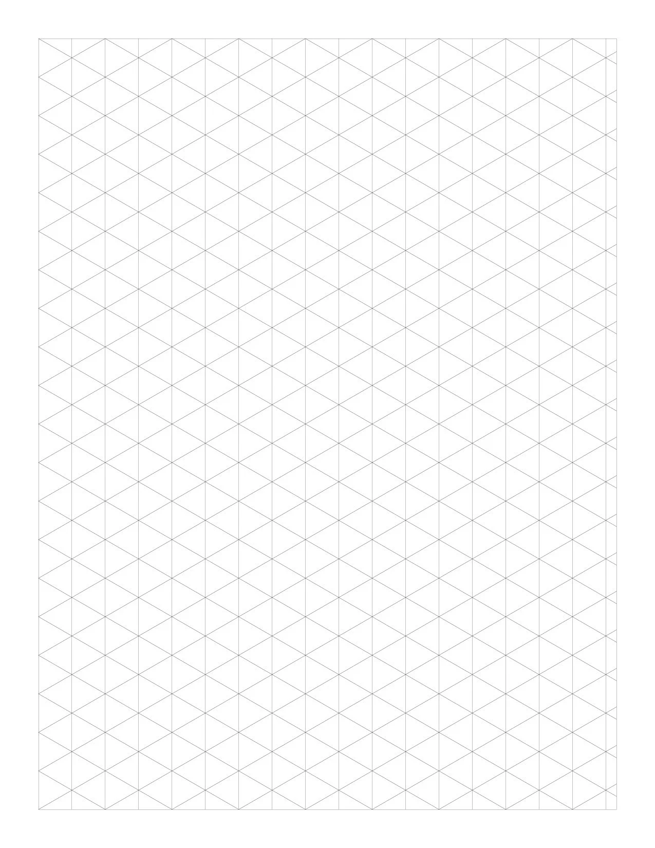 Buy Isometric Graph Paper Printable PDF In A4 amp US Letter 
