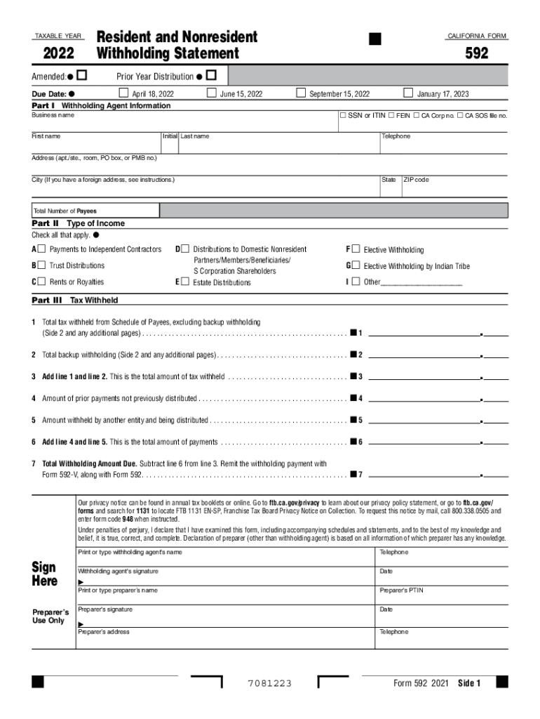 Ca Form 592 Fill Out amp Sign Online DocHub