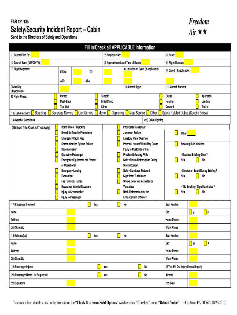 Airs Safety Forms
